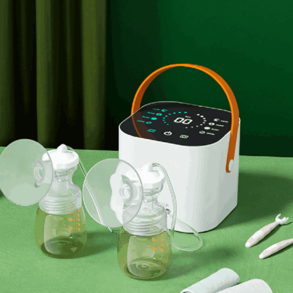 Electric Double Breast Pump–Powerful Suction, Adjustable Modes & LCD Display