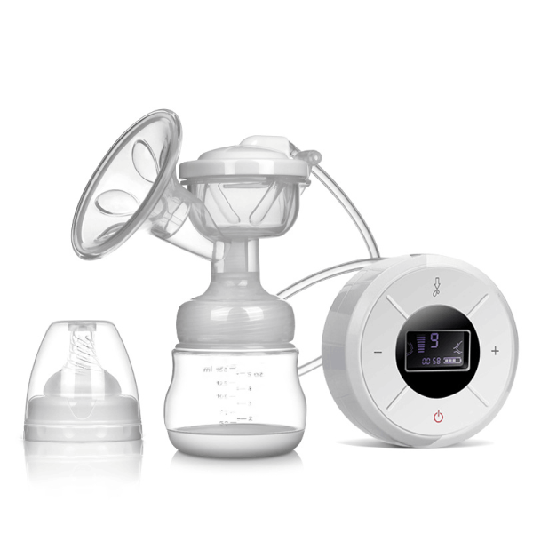 Smart Electric Breast Pump – Quiet Single-Side Milk Extractor with LED Display